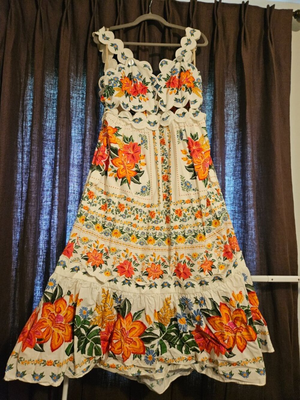 Off-White Bloom Garden Maxi Dress - Picture 5 of 9